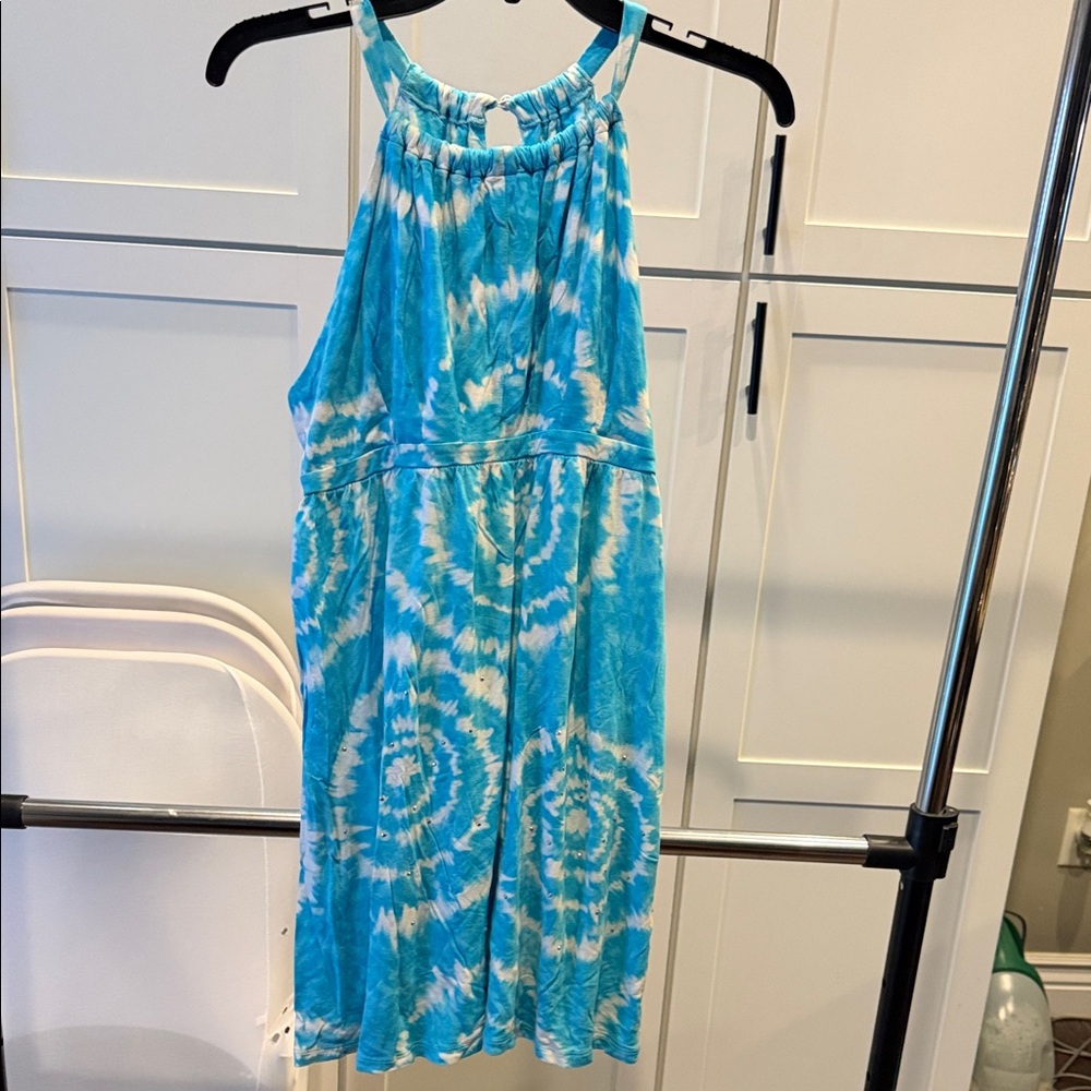 INC International Concepts Blue Swirl One Piece